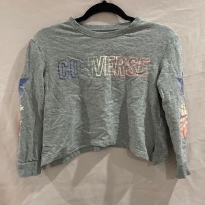 Converse, girls cropped shirt